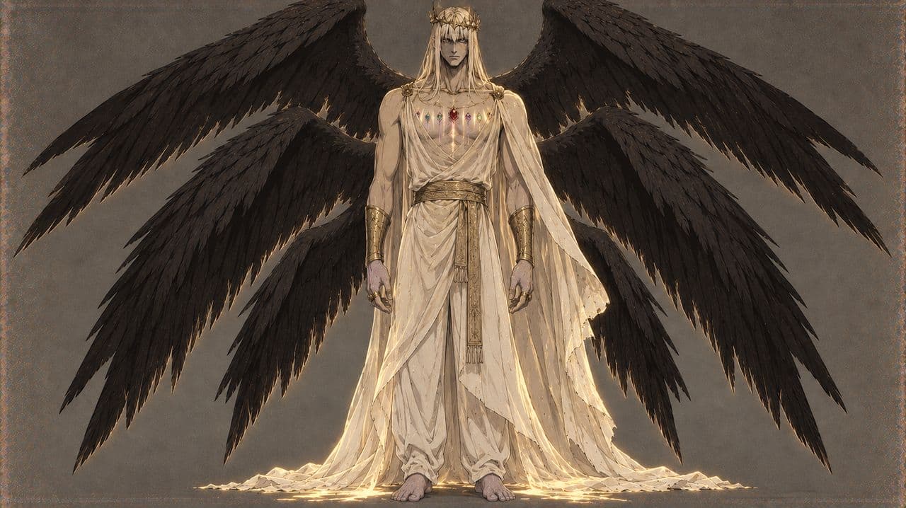 Reference @Image1: Lucifer