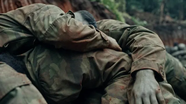 Frame from The Drone and the Pit of the Dead