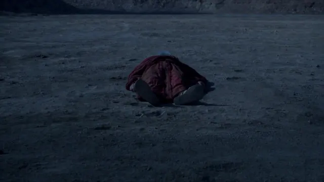 Frame from ACT II — THE CLAIM: The Prosecutor Arrives