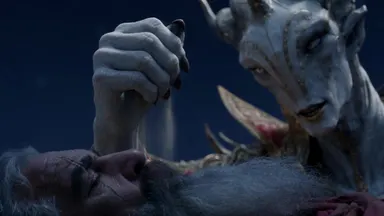Frame from ACT II — THE CLAIM: The Prosecutor Arrives