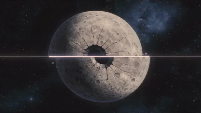 Frame from The Battle — Hall and Starfield