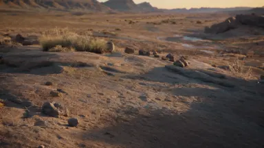 Frame from The Wilderness Temptation